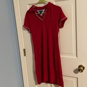 Tommy Hilfiger red polo dress